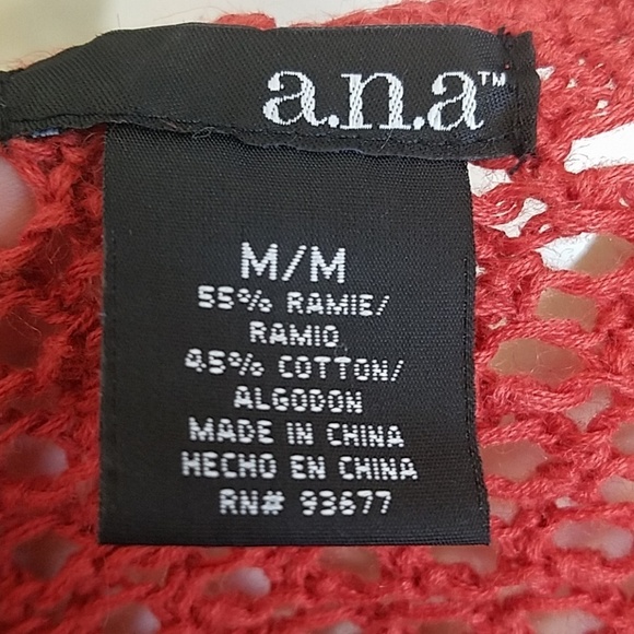 Ana Red Crochet Boho Top - Picture 5 of 5